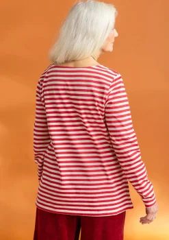 Cheap Gudrun Sjödén Basic-Streifenshirt aus Bio-Baumwolle malachit-feder