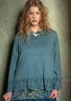 Hot Gudrun Sjödén Bluse „Birta“ aus Bio-Baumwolle henna