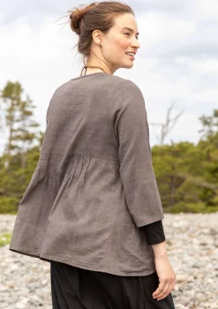 Best Sale Gudrun Sjödén Bluse „Samira“ aus Bio-Baumwolle rost