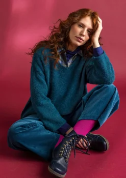 New Gudrun Sjödén Cordhose aus Bio-Baumwolle/Elasthan rost