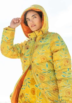Store Gudrun Sjödén Daunenmantel „Bhumika“ aus Recycling-Polyester/Daunen indigofera