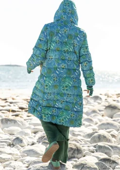 Sale Gudrun Sjödén Daunenmantel „Bhumika“ aus Recycling-Polyester/Daunen ananas