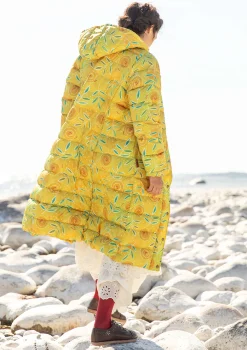 New Gudrun Sjödén Daunenmantel „Bhumika“ aus Recycling-Polyester/Daunen indigofera