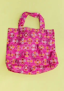 Discount Gudrun Sjödén Faltshopper „Peggy“ aus Recycling-Polyester hibiskus