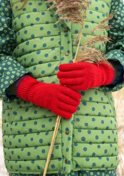 Sale Gudrun Sjödén Fingerhandschuhe aus Lammwolle indigo