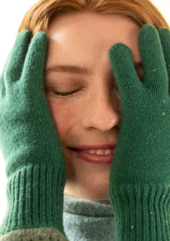 Discount Gudrun Sjödén Fingerhandschuhe aus Lammwolle indigo