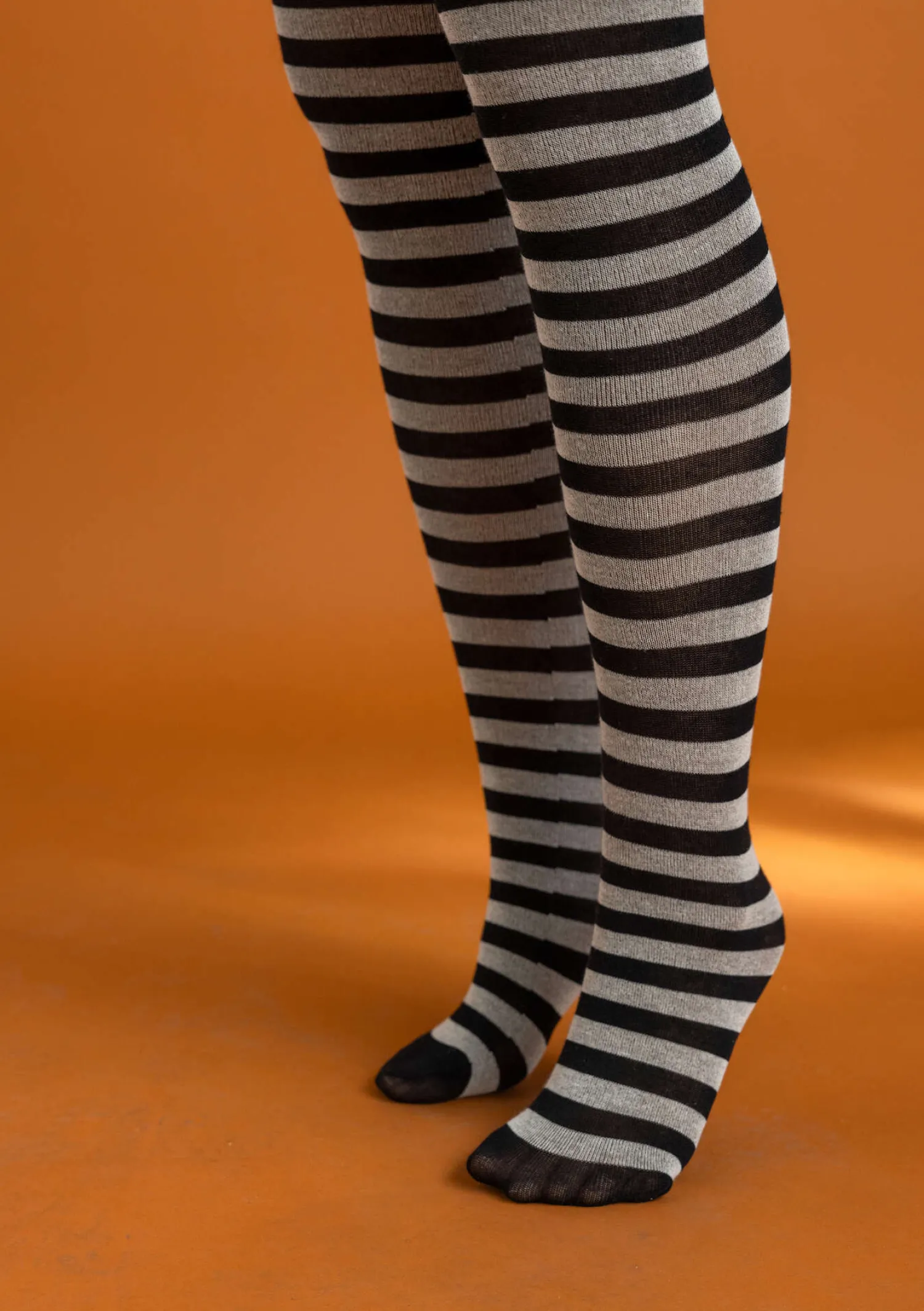 Online Gudrun Sjödén Gestreifte Strumpfhose aus Bio-Baumwolle indigo/leinenblau