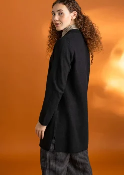 Best Gudrun Sjödén Gestrickter Blazer aus gefilzter Bio-Wolle curry