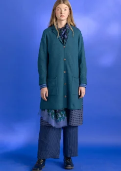 Best Sale Gudrun Sjödén Gestrickter Blazer aus gefilzter Bio-Wolle schwarz