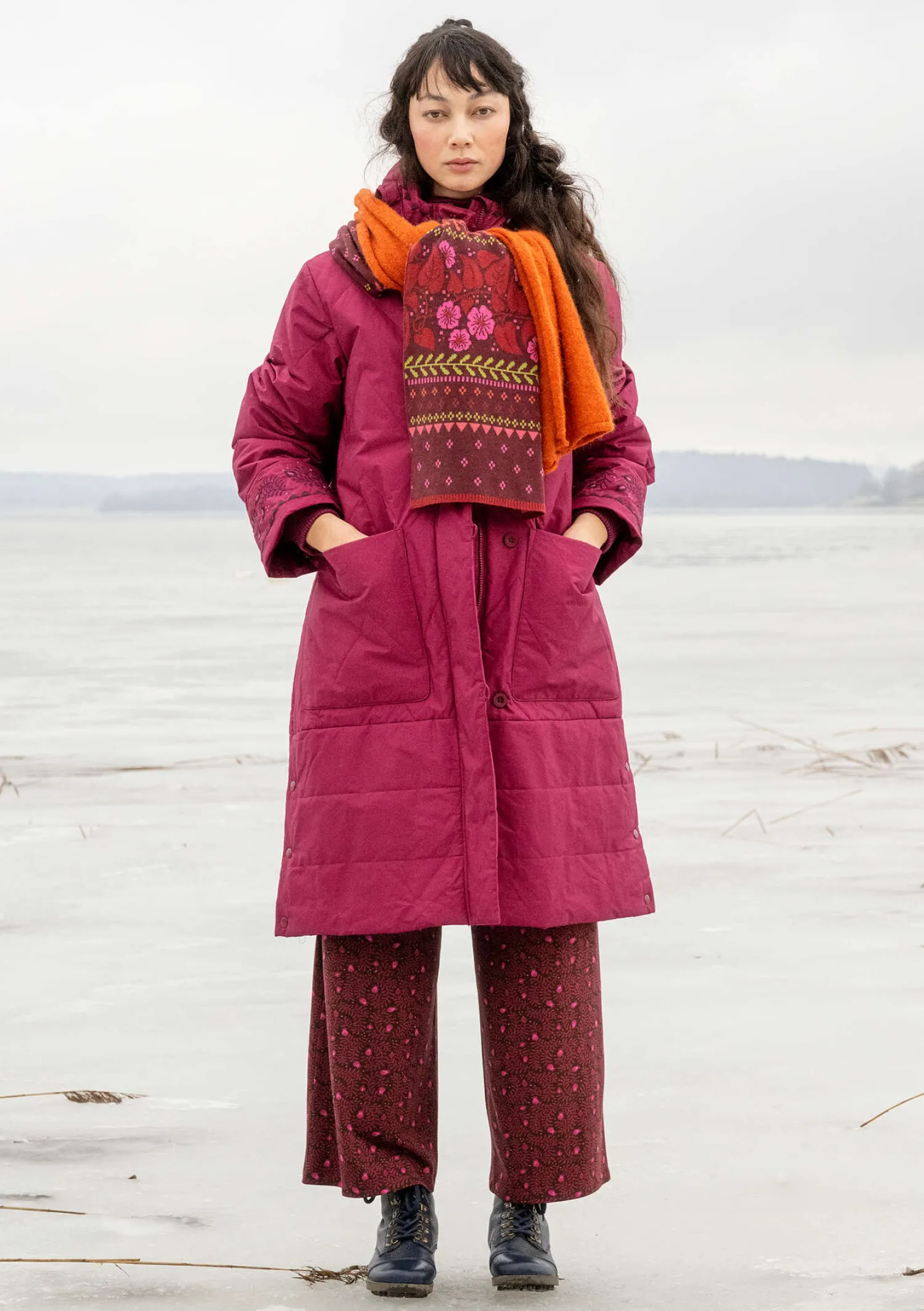 Sale Gudrun Sjödén Gewebter Steppmantel „Svalbard“ tinte