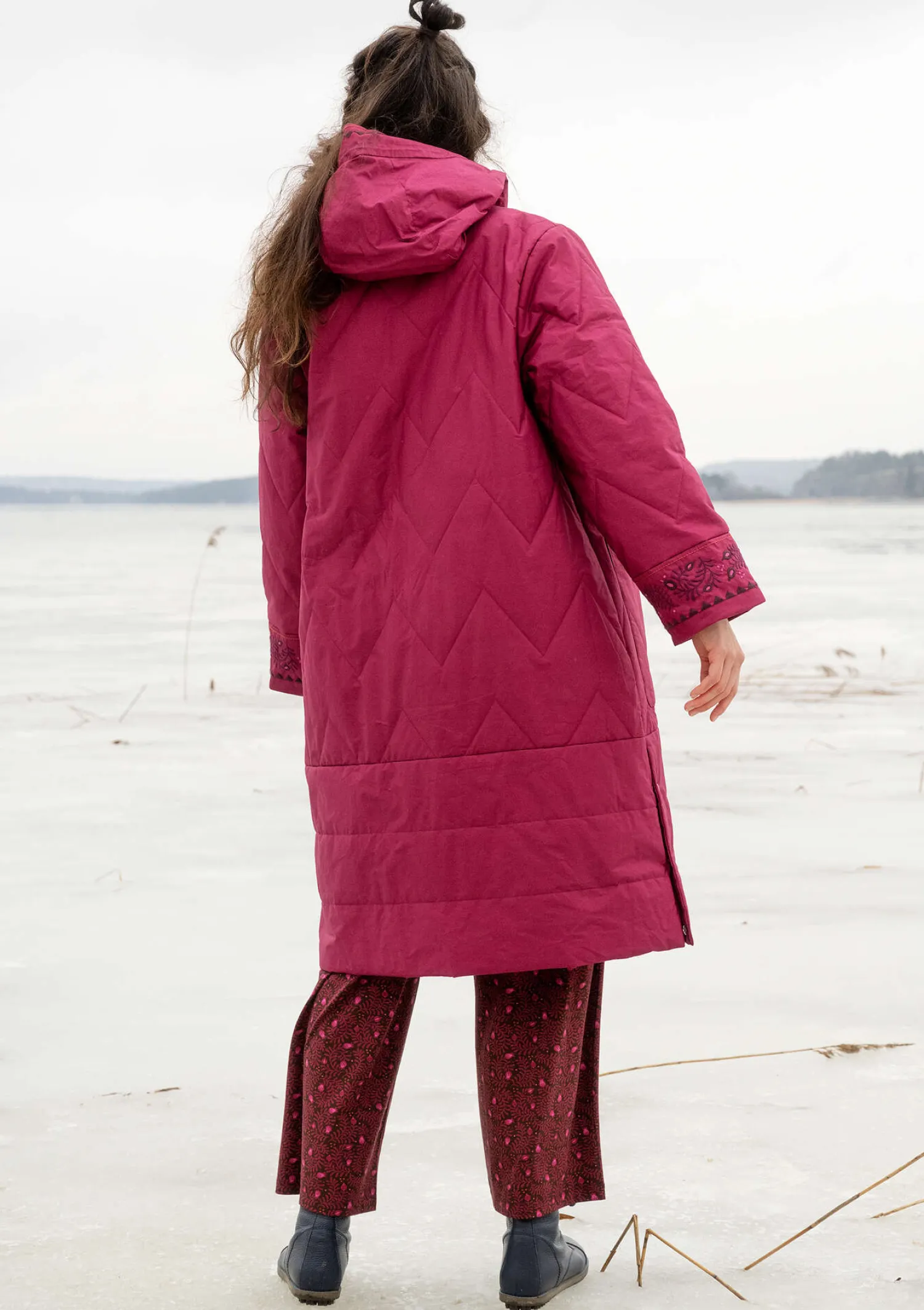 Best Sale Gudrun Sjödén Gewebter Steppmantel „Svalbard“ tinte