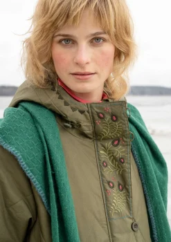 Best Gudrun Sjödén Gewebter Steppmantel „Svalbard“ weißdorn