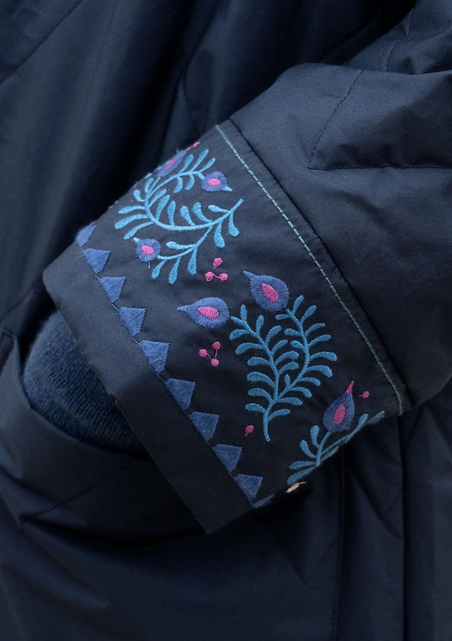 Discount Gudrun Sjödén Gewebter Steppmantel „Svalbard“ purpur