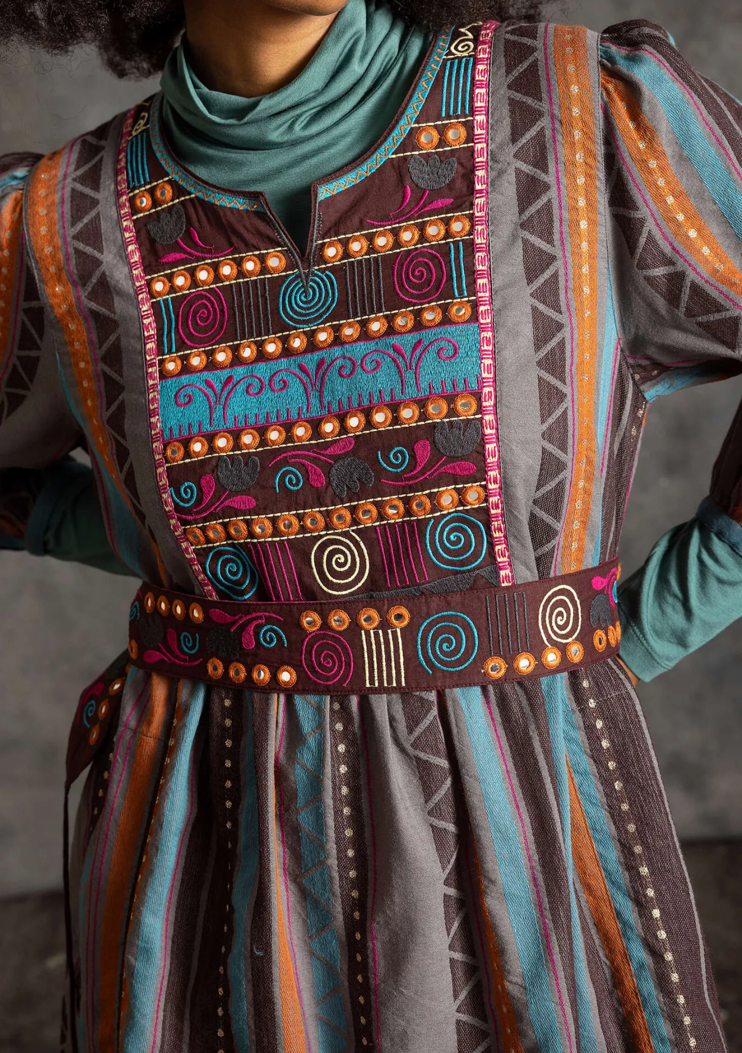 Online Gudrun Sjödén Gürtel „Jaipur“ aus Baumwolle masala