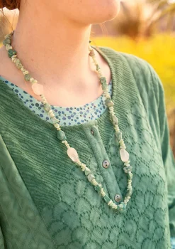 Cheap Gudrun Sjödén Halskette „Strandfynd“ aus Recycling-Glas/Recycling-Keramik schwarz