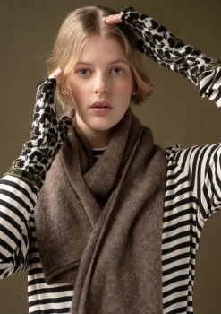 Cheap Gudrun Sjödén Handstulpen „Anemone“ aus Bio-Wolle schwarz