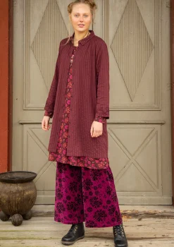 Outlet Gudrun Sjödén Hemdblusenkleid „Värmland“ aus Bio-Baumwollgewebe seegras