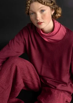 Clearance Gudrun Sjödén Hose „Asta“ aus Leinengewebe senf