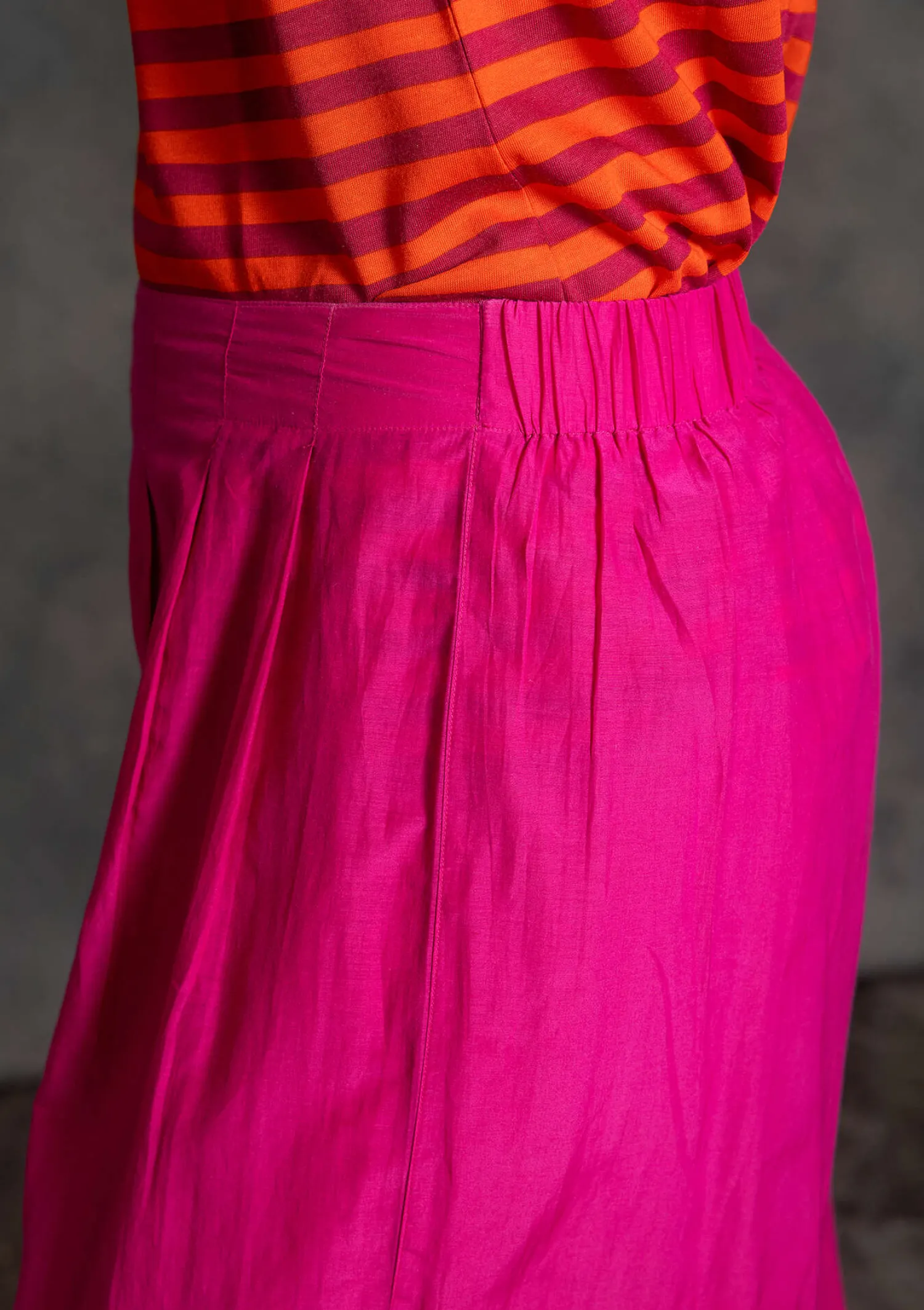 New Gudrun Sjödén Hose aus Baumwolle/Seide indigoblau