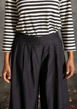 Best Sale Gudrun Sjödén Hose aus Baumwolle/Seide schwarz