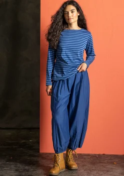 Best Gudrun Sjödén Hose aus Baumwolle/Seide schwarz