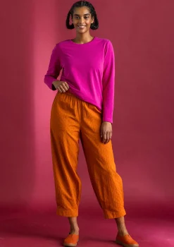 Flash Sale Gudrun Sjödén Hose aus Bio-Baumwolldobby schwarz