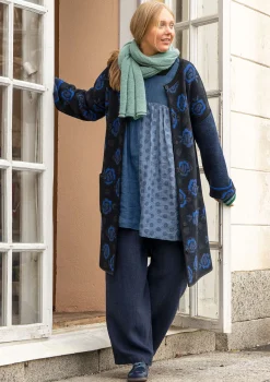 Flash Sale Gudrun Sjödén Hose aus Leinengewebe tinte