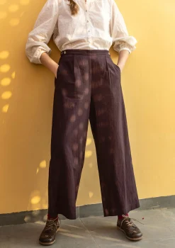 Best Gudrun Sjödén Hose „Stina“ aus Bio-Baumwollgewebe kupfer