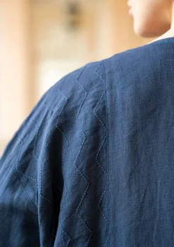 Sale Gudrun Sjödén Jacke „Andante“ aus Leinen tinte