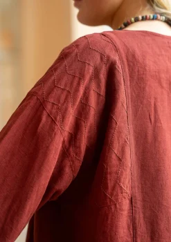 Flash Sale Gudrun Sjödén Jacke „Andante“ aus Leinen schwarz