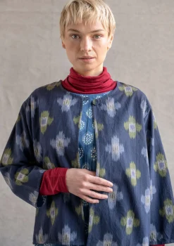 Cheap Gudrun Sjödén Jäckchen „Harda“ aus Baumwollgewebe tinte