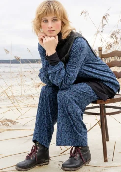 New Gudrun Sjödén Jerseyhose „Aurora“ aus Bio-Baumwolle/Modal/Elasthan pfauengrün