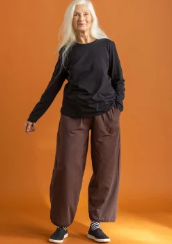 Best Gudrun Sjödén Jerseyhose aus Bio-Baumwolle/Elasthan purpur
