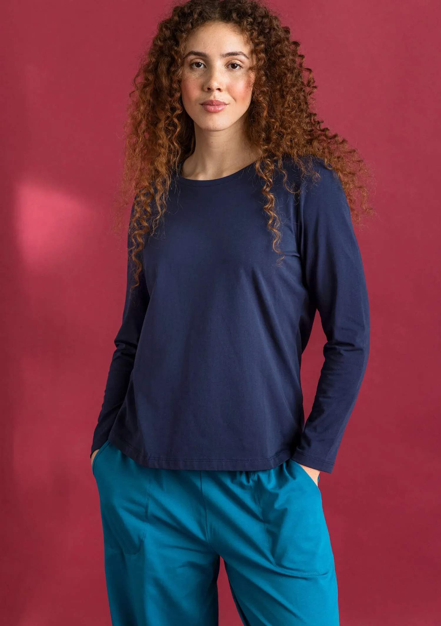 Online Gudrun Sjödén Jerseyhose aus Bio-Baumwolle/Elasthan hellpetrol