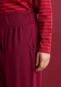 Shop Gudrun Sjödén Jerseyhose aus Bio-Baumwolle/Elasthan röstkaffee