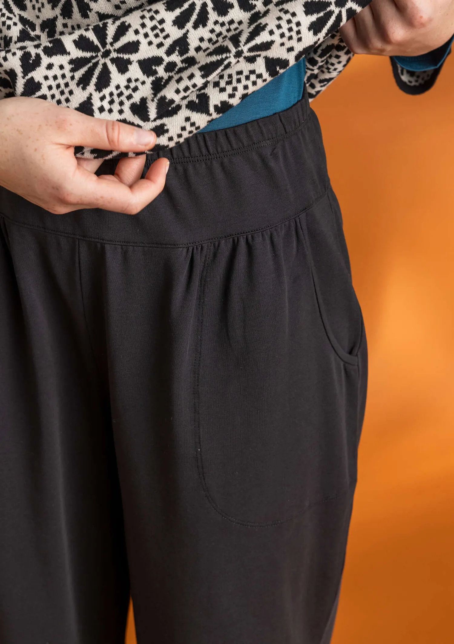Cheap Gudrun Sjödén Jerseyhose aus Bio-Baumwolle/Elasthan dunkelgrün