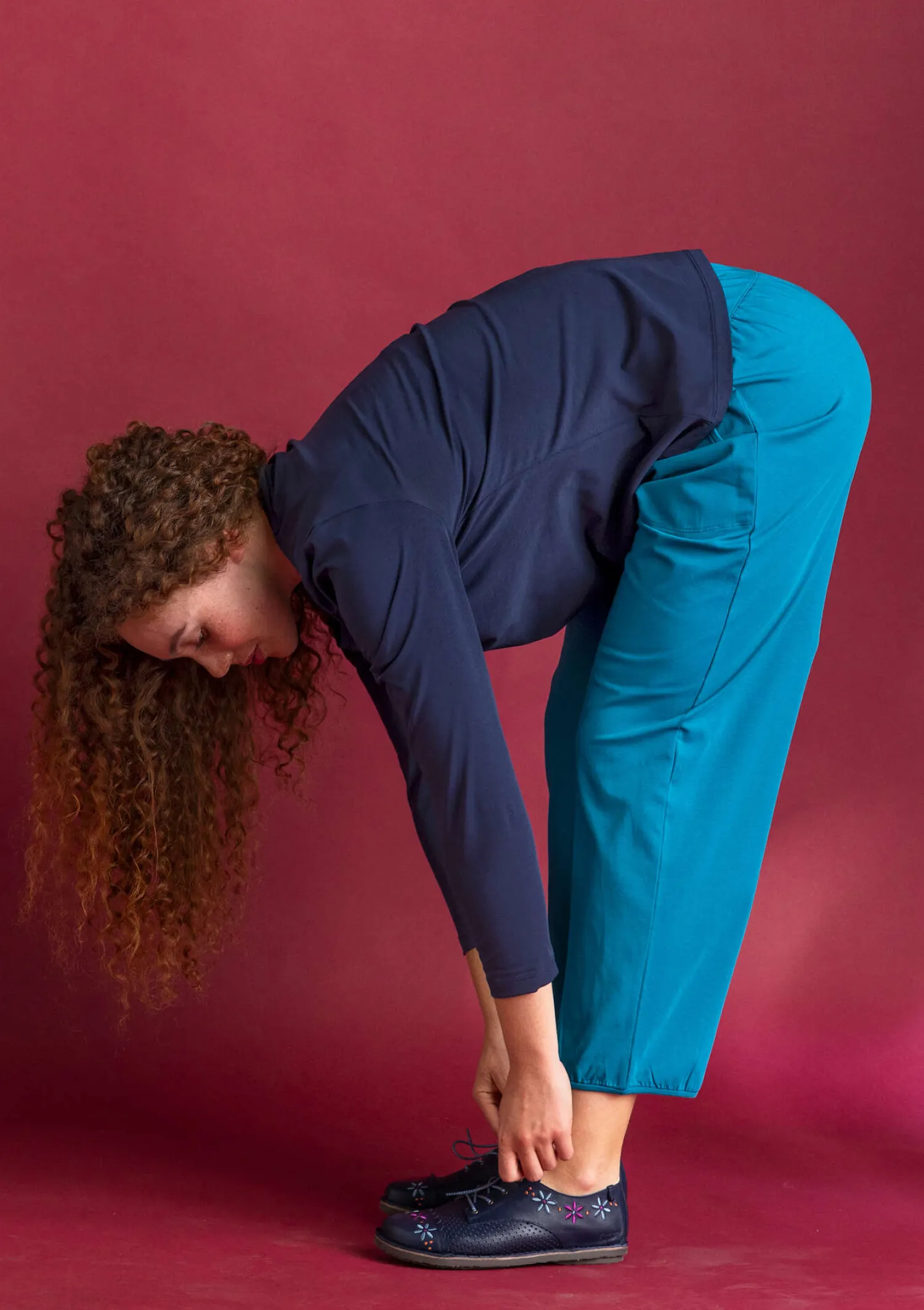 Cheap Gudrun Sjödén Jerseyhose aus Bio-Baumwolle/Elasthan dunkelgrün