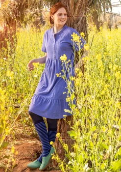 Fashion Gudrun Sjödén Jerseykleid aus Bio-Baumwolle bernstein