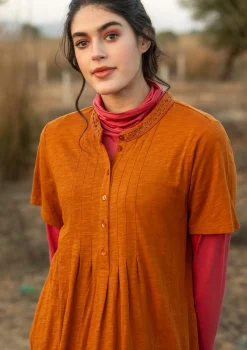 Clearance Gudrun Sjödén Jerseykleid aus Bio-Baumwolle dunkelaschgrau