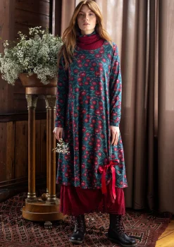 Store Gudrun Sjödén Jerseykleid „Dagny“ aus Lyocell/Elasthan indigogrün