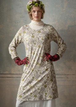Hot Gudrun Sjödén Jerseykleid „Höstanemone“ aus Bio-Baumwolle/Modal schwarz