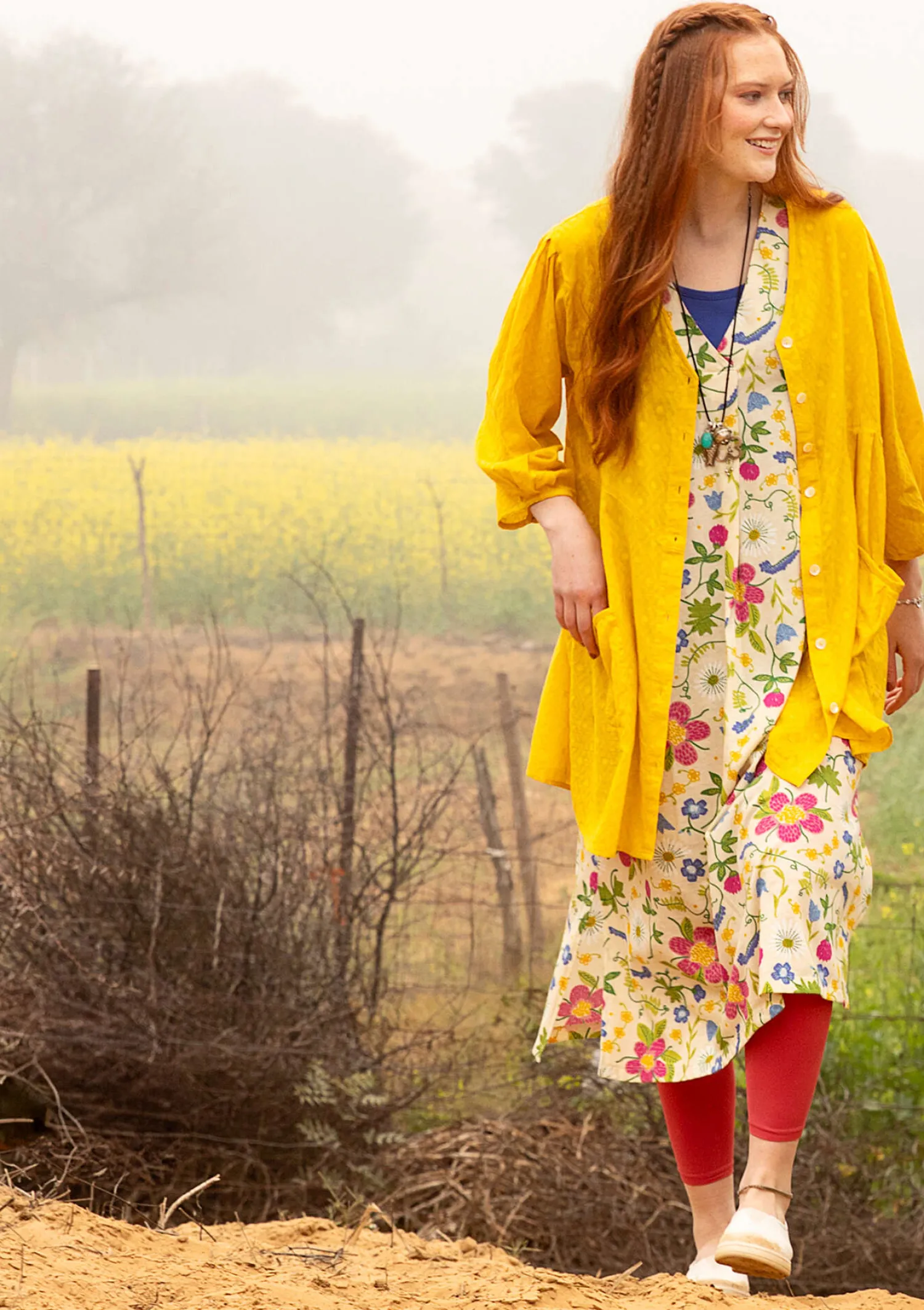 Best Gudrun Sjödén Jerseykleid „Midsommarsol“ aus Bio-Baumwolle schwarz