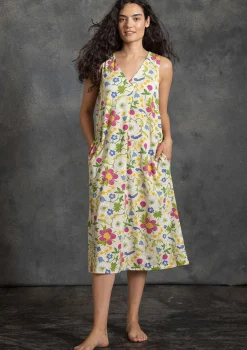 Discount Gudrun Sjödén Jerseykleid „Midsommarsol“ aus Bio-Baumwolle schwarz
