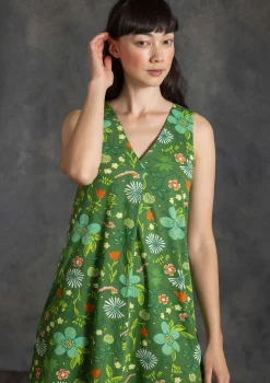 Outlet Gudrun Sjödén Jerseykleid „Midsommarsol“ aus Bio-Baumwolle schwarz