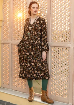 Cheap Gudrun Sjödén Jerseykleid „Nyponros“ aus Bio-Baumwolle/Modal achatrot