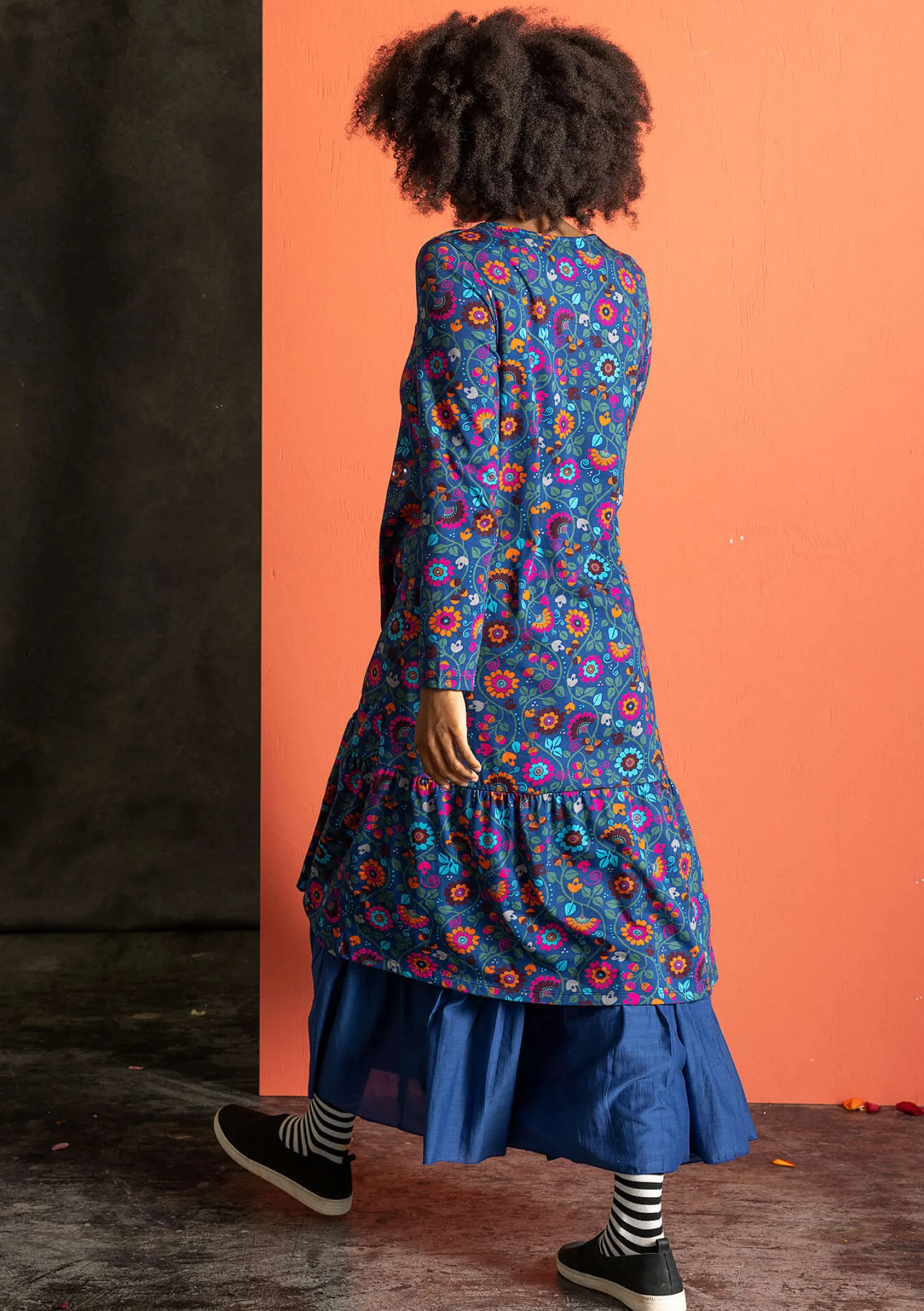 Flash Sale Gudrun Sjödén Jerseykleid „Rupangi“ aus Bio-Baumwolle schwarz