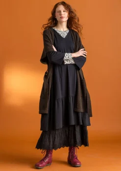 Shop Gudrun Sjödén Jerseykleid „Tyra“ aus Bio-Baumwolle/Modal dunkelindigo-gemustert