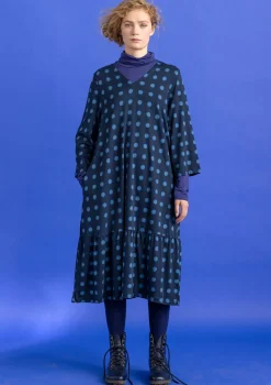 Sale Gudrun Sjödén Jerseykleid „Tyra“ aus Bio-Baumwolle/Modal dunkelindigo-gemustert