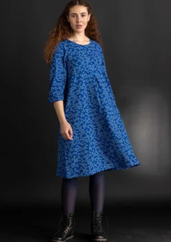 Store Gudrun Sjödén Jerseykleid „Ylva“ aus Bio-Baumwolle/Elasthan granatapfel-gemustert