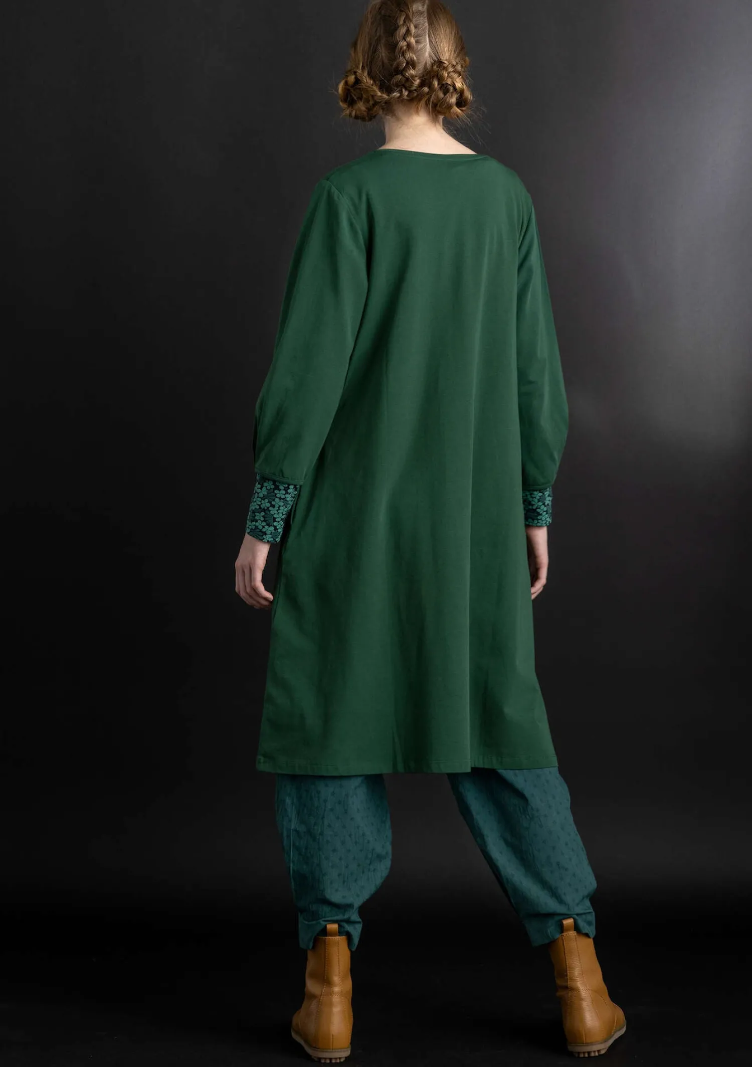 Best Gudrun Sjödén Jerseykleid „Ylva“ aus Bio-Baumwolle/Elasthan schwarz